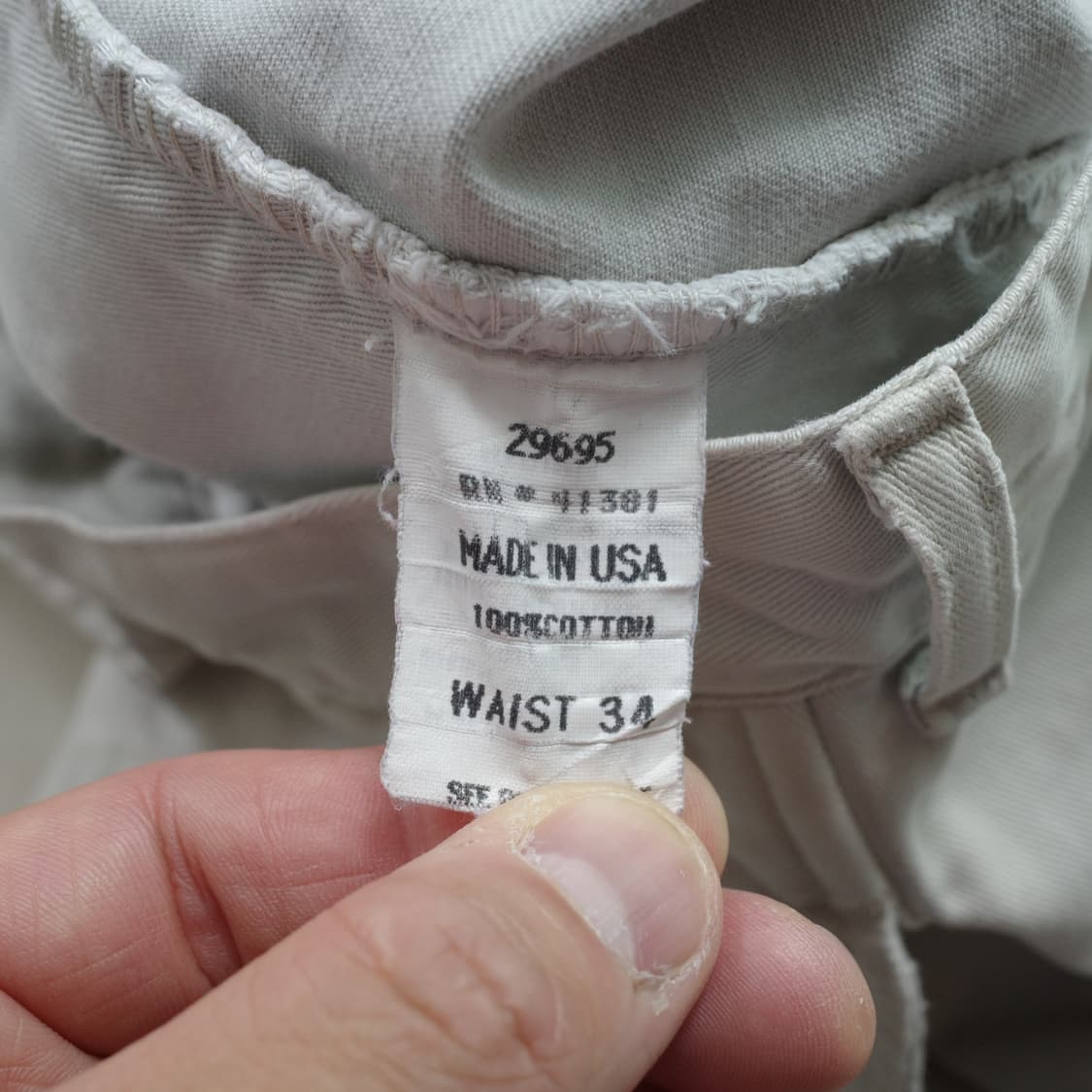 90s  폴로 랄프로렌 MADE IN USA 어센틱 사각탭 투턱 치노쇼츠 상품이미지4