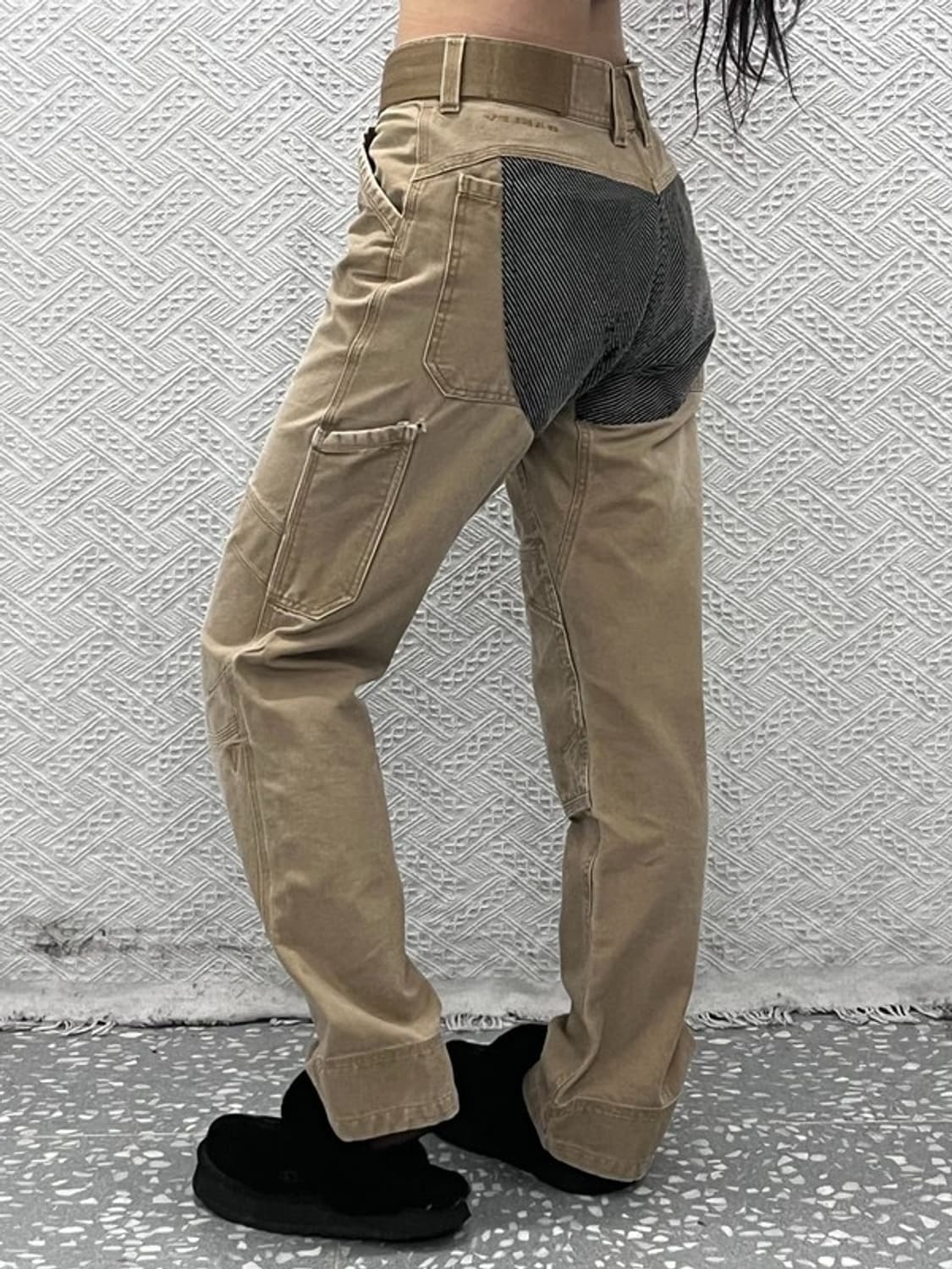 오클리 스트릿 캐주얼 빈티지 펑크 패치워크 바지 28인치 C10963 상품이미지2