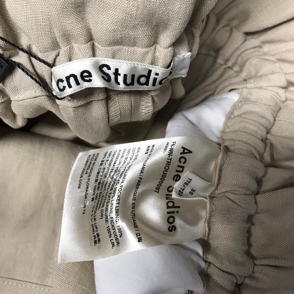 아크네스튜디오 린넨 팬츠 38(W) 상품이미지5