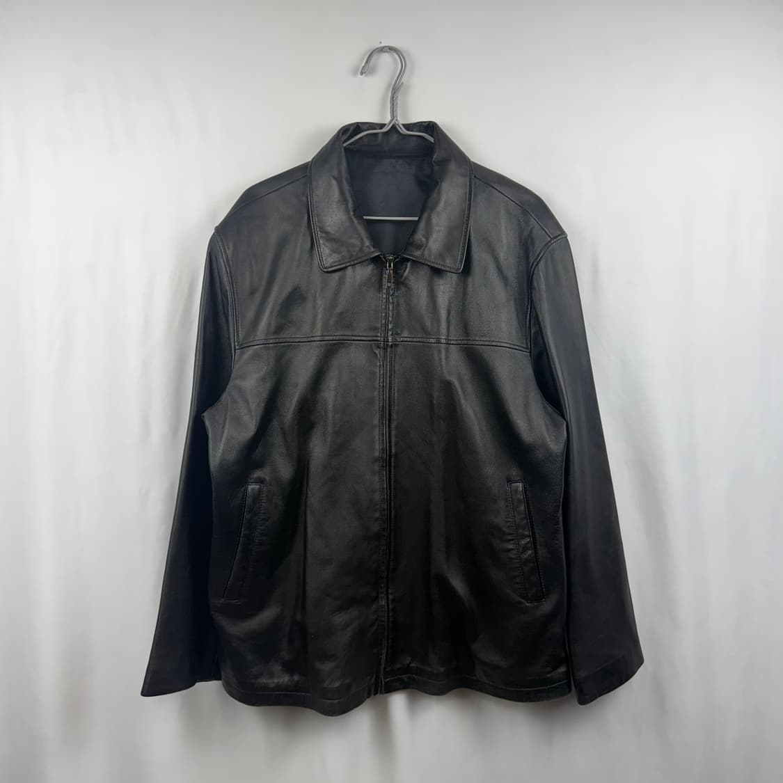 (110) Red Rex 양가죽 레더 자켓 블랙 상품이미지2