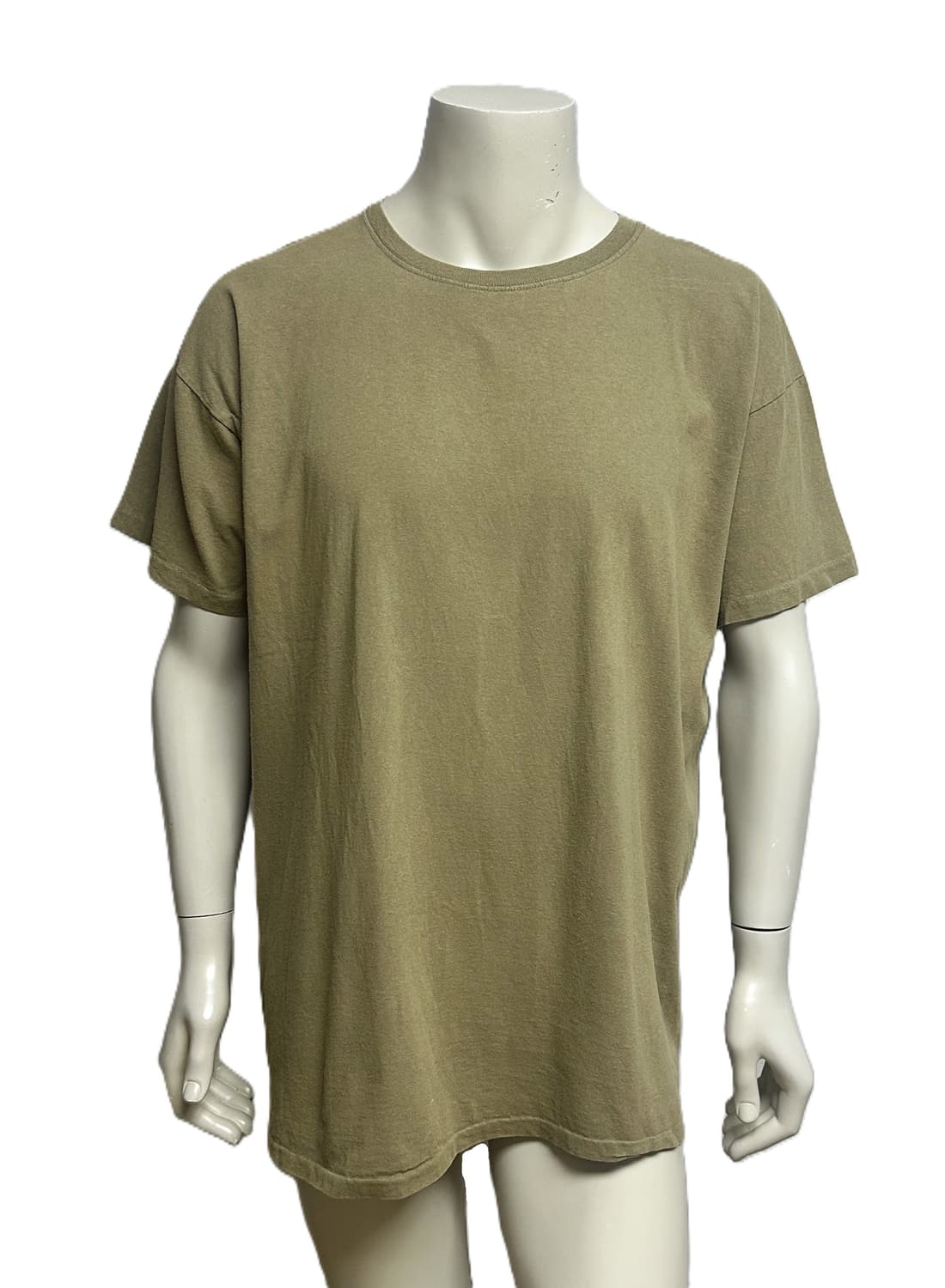 미군 카키색 라운드 반팔 티셔츠 (XL) (12) (만원샵) 상품이미지1