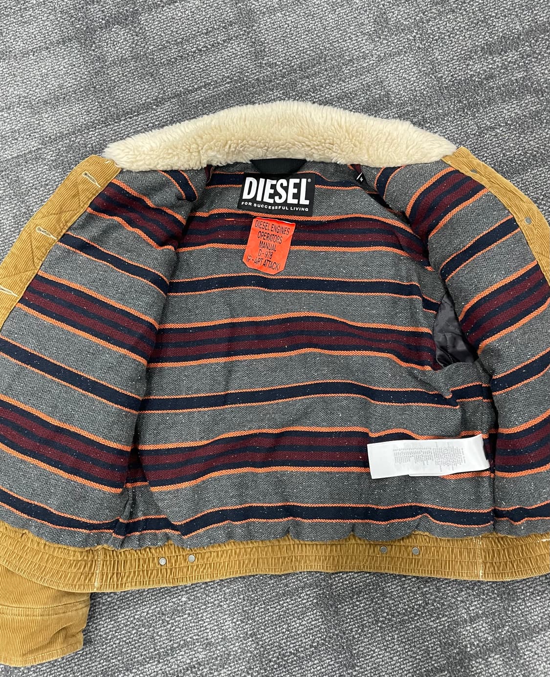 디젤 에코 퍼 W-ARY 코듀로이 자켓 [M] 상품이미지7