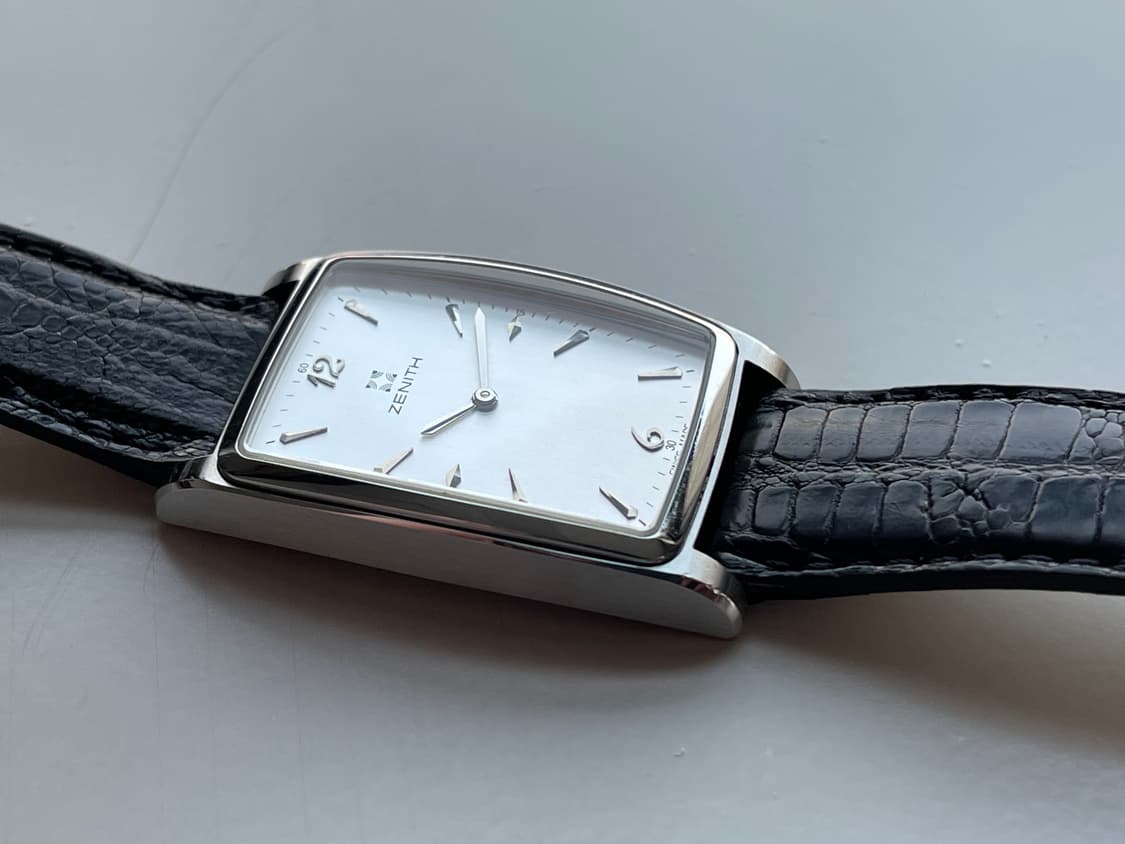 제니스 빈티지 수동 사각 탱크 시계 상품이미지4