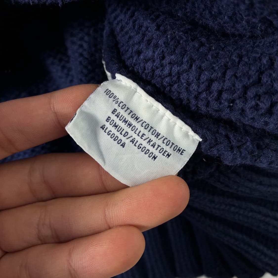 Polo  폴로 랄프로렌 90,s 헤비코튼 네이비 성조기 니트 상품이미지5