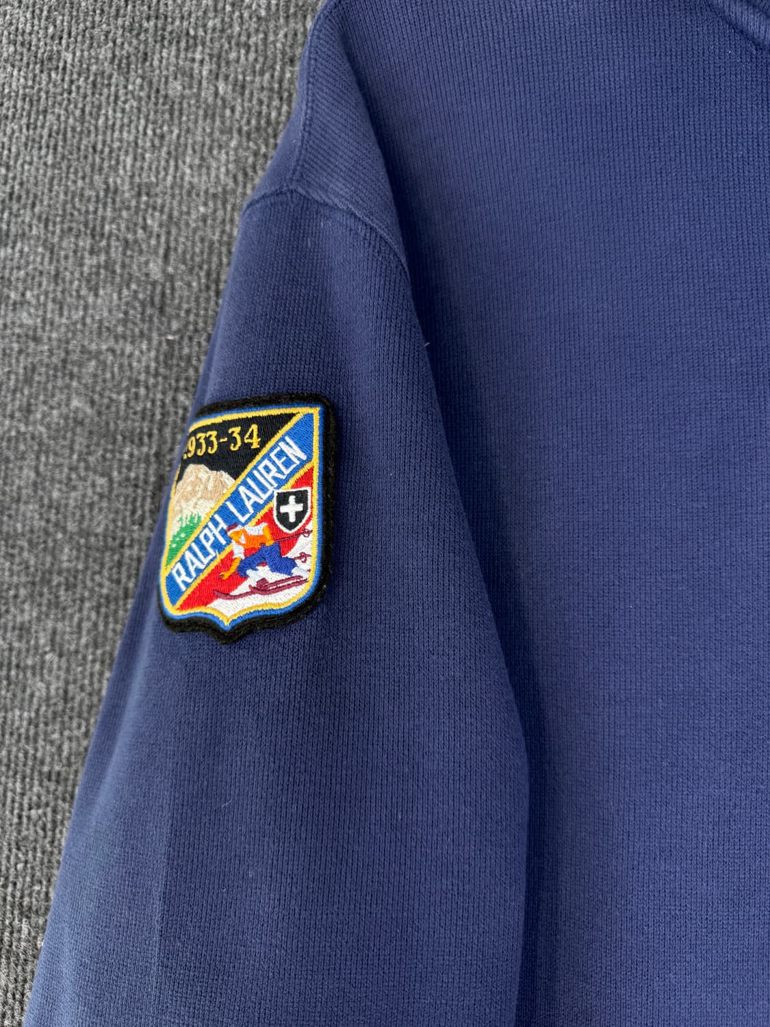 폴로랄프로렌 스키패치 하프집업 코튼니트 상품이미지3