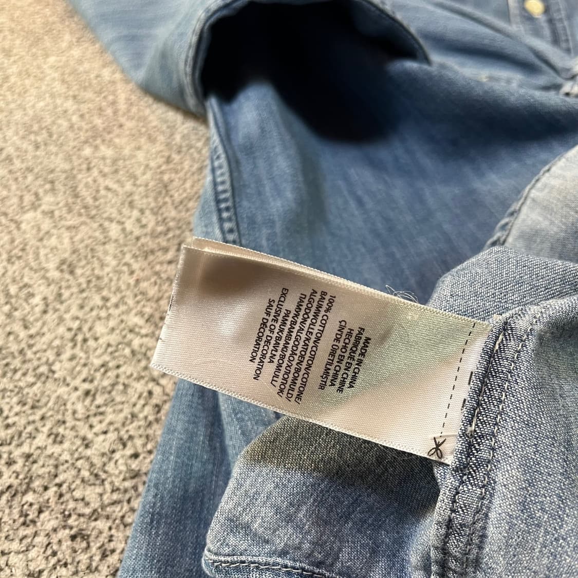 폴로 랄프로렌 샴브레이 셔츠 상품이미지4