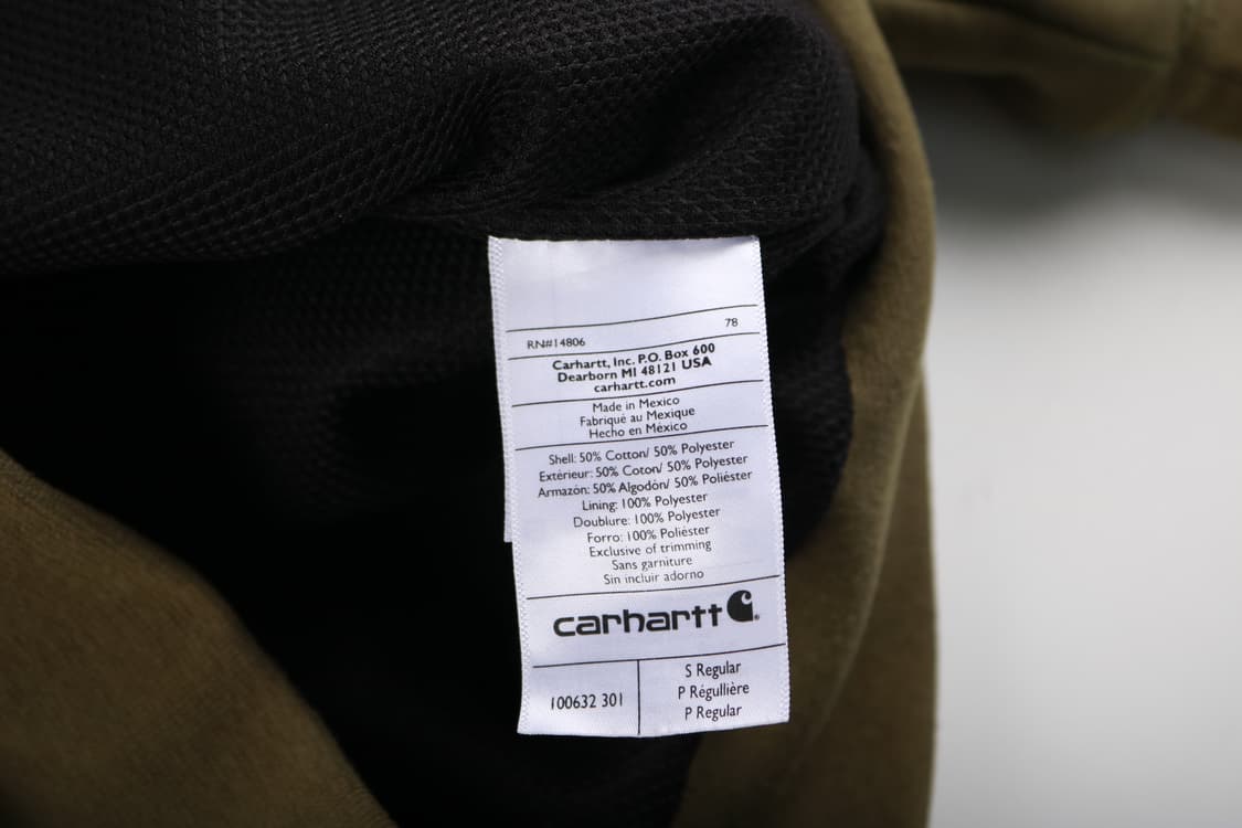 [S] 칼하트 써멀 후드집업 (카키색) 상품이미지6