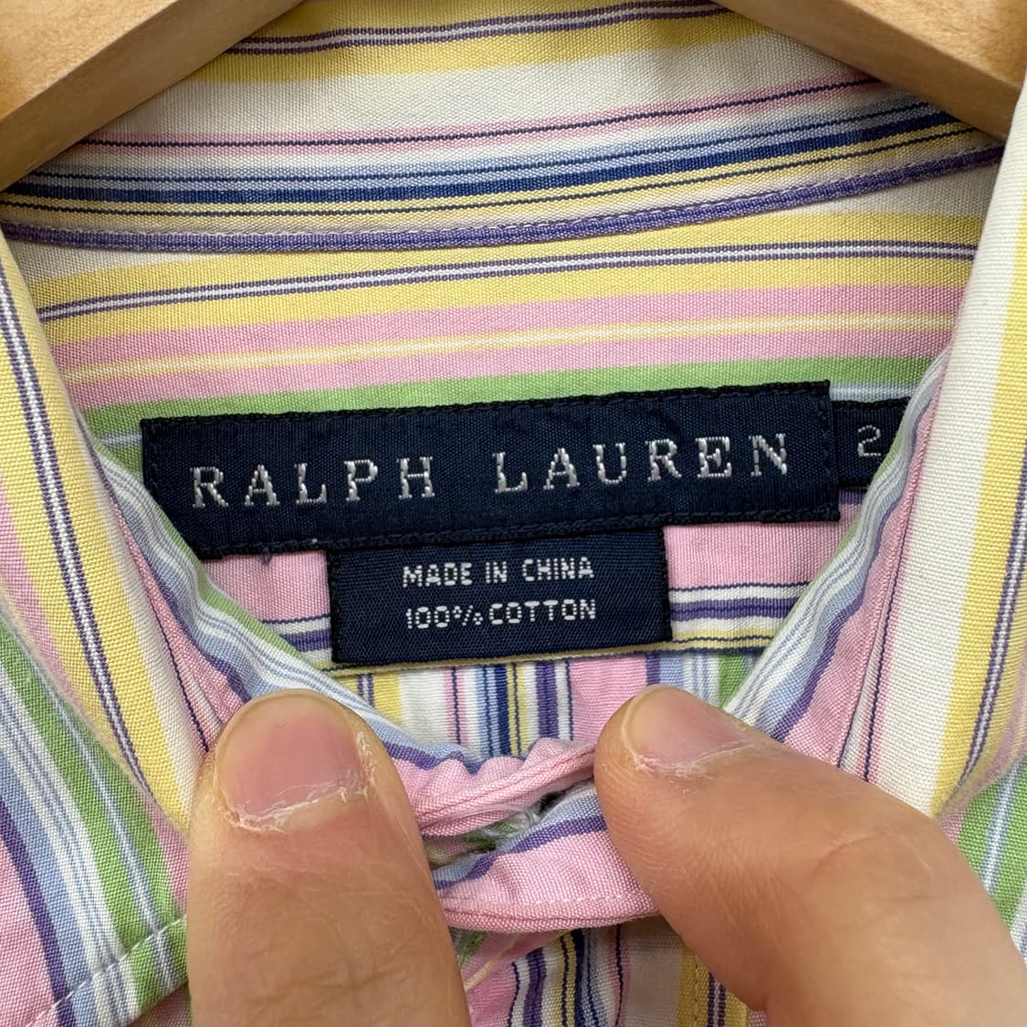 폴로 랄프로렌 스트라이프 셔츠 여s 상품이미지3