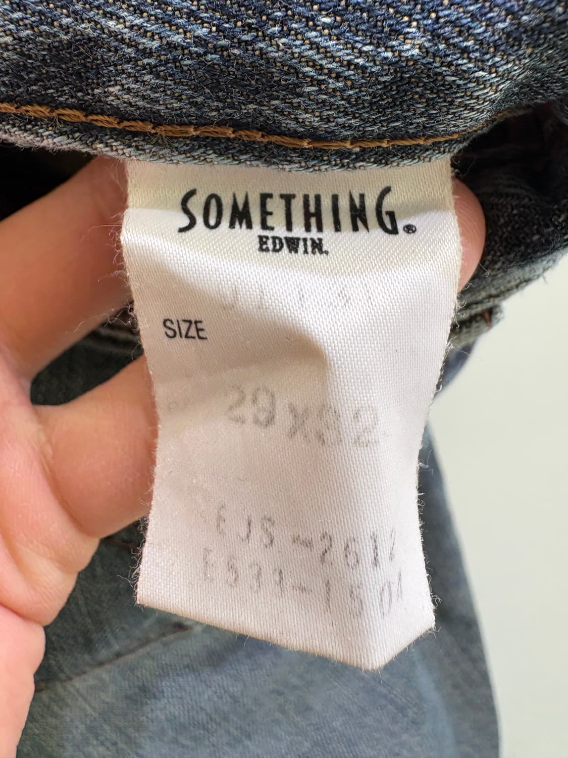 SOMETHING BY EDWIN (Made in Japan) 부츠컷데님 상품이미지7