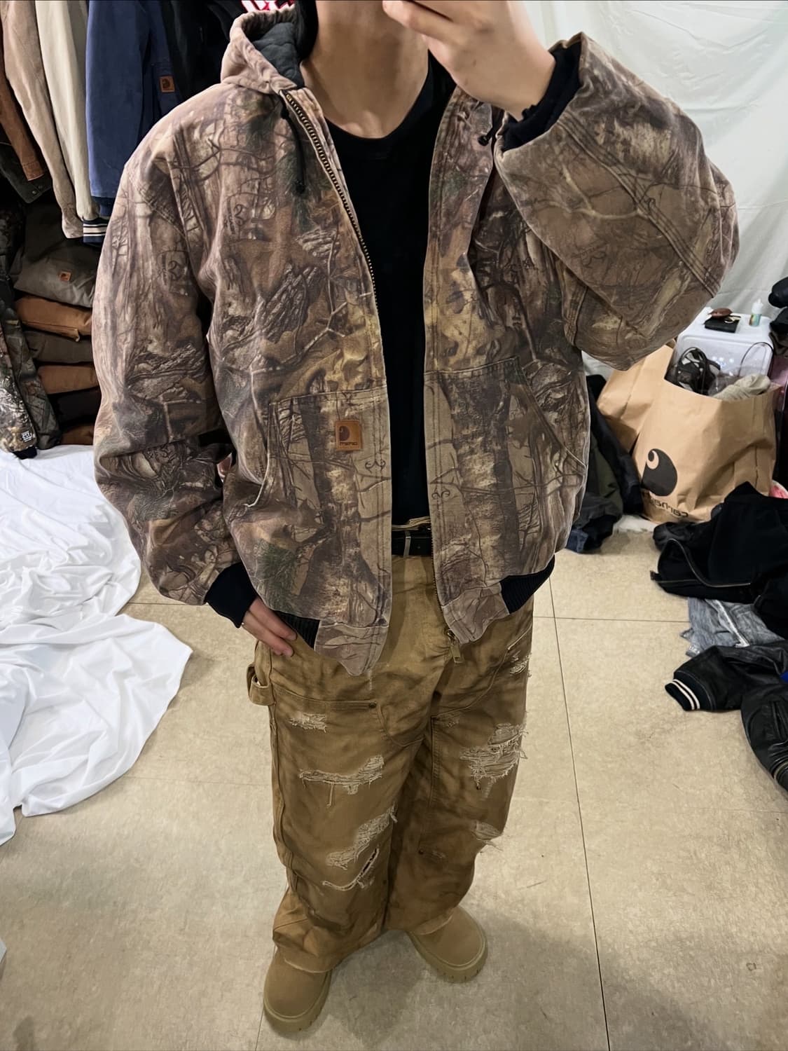 칼하트 리얼트리 액티브 자켓 상품이미지4