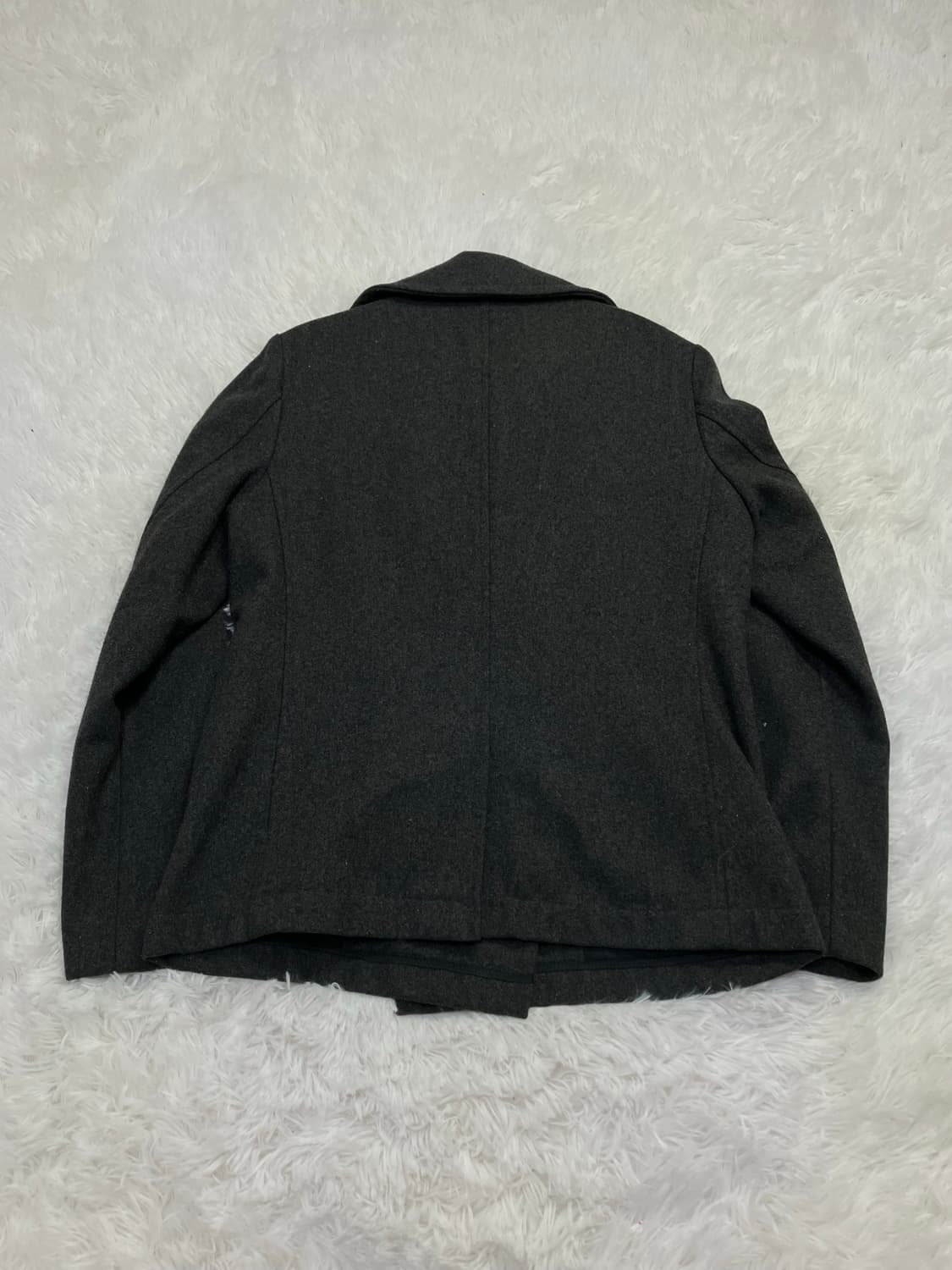 얼스 차콜 3버튼 코트 y2k 스트릿 갸루 펑키 일본빈티지671 fab 상품이미지2