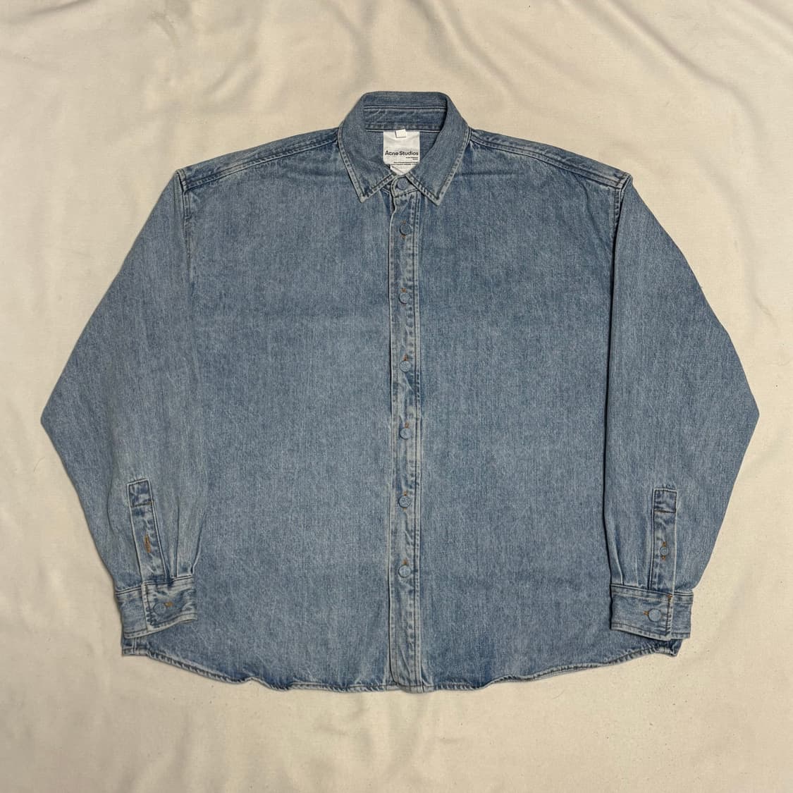 L 아크네 스튜디오 데님 버튼업 셔츠 상품이미지2