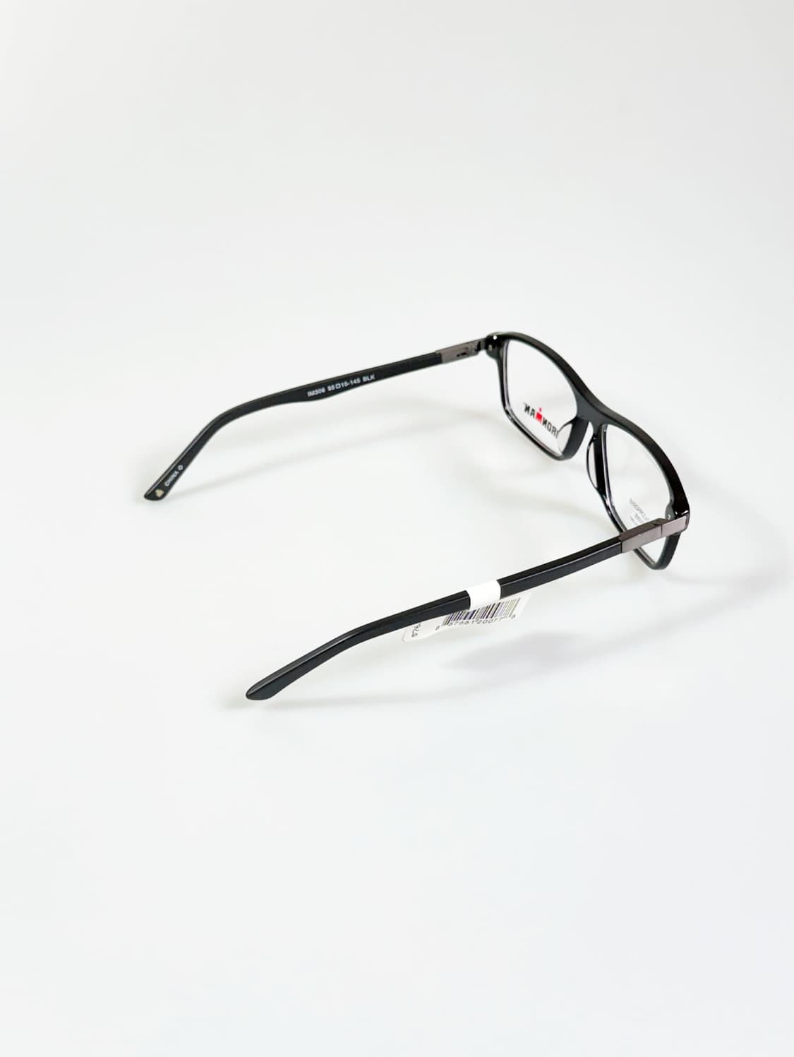 IRONMAN 블랙 뿔테 스퀘어 프레임 빈티지 안경 상품이미지4
