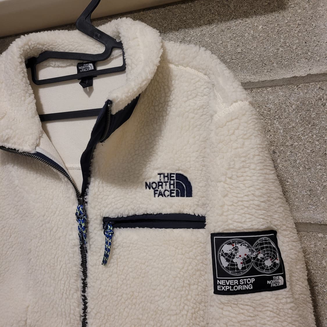 노스페이스 사이드와펜 플리스 자켓 L 상품이미지4