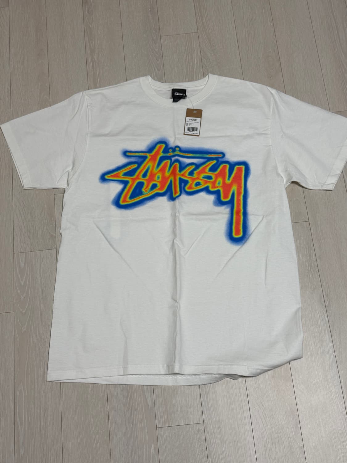 스투시 써멀 스탁 티셔츠 화이트 상품이미지1