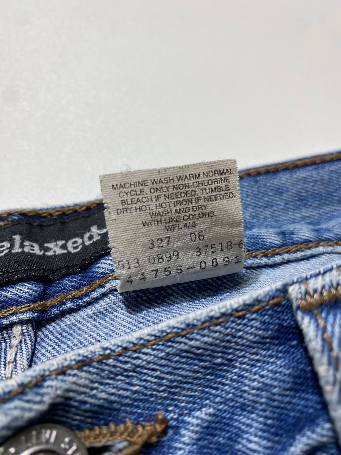 [30] 90s Levi's 리바이스 실버탭 릴렉스 스트레이트핏 데님팬츠 상품이미지8