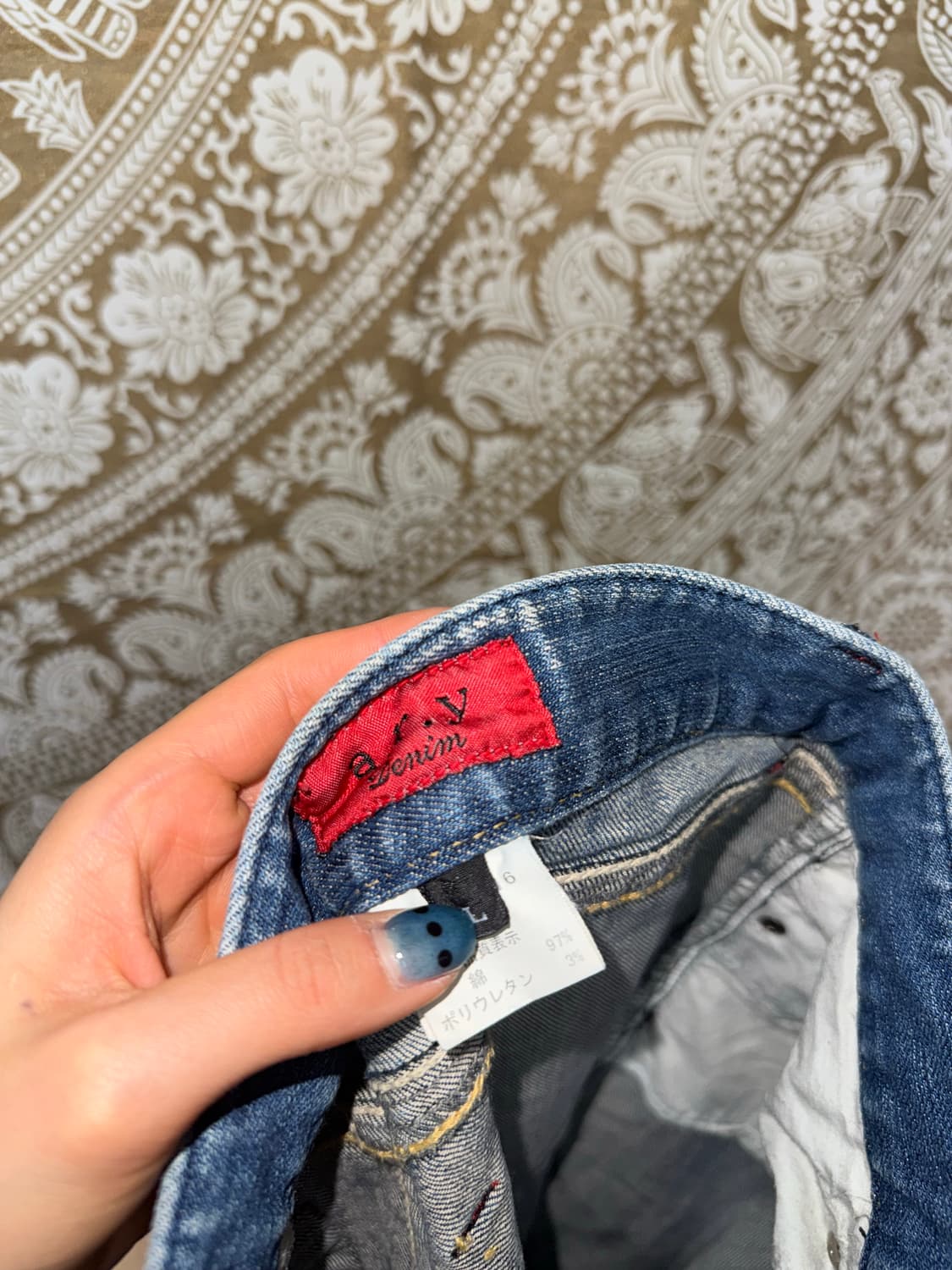 빈티지 패치 워싱 부츠컷 데님팬츠  상품이미지8