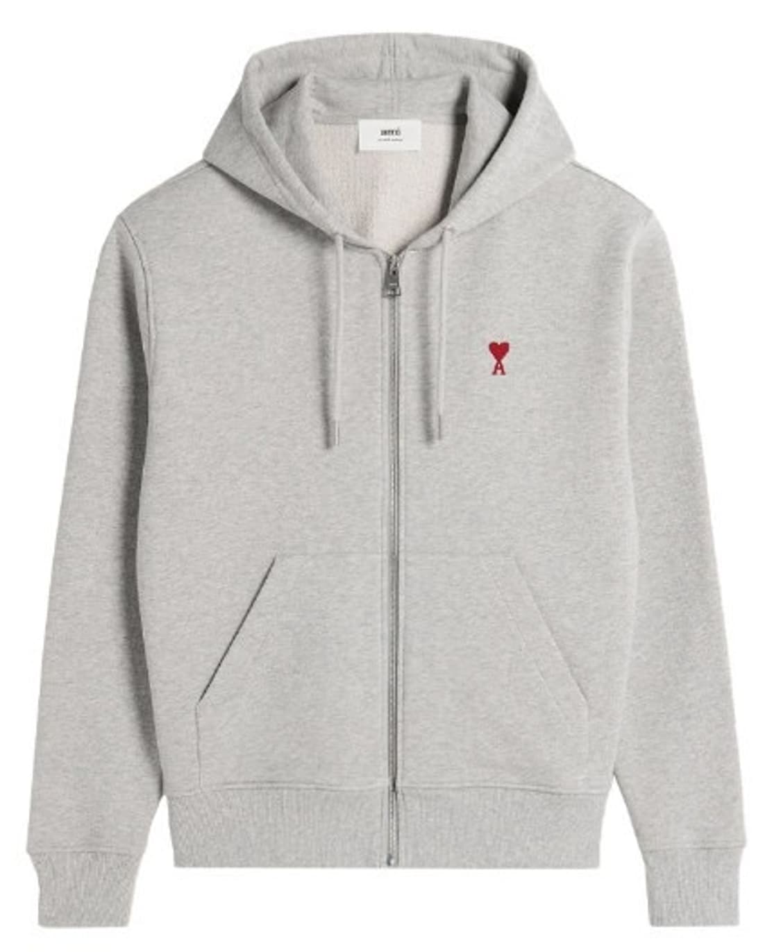 아미 스몰로고 후드집업 상품이미지6