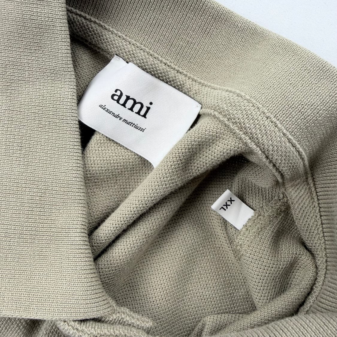 아미 25ss 스몰 하트 코튼 폴로 반팔 상품이미지5