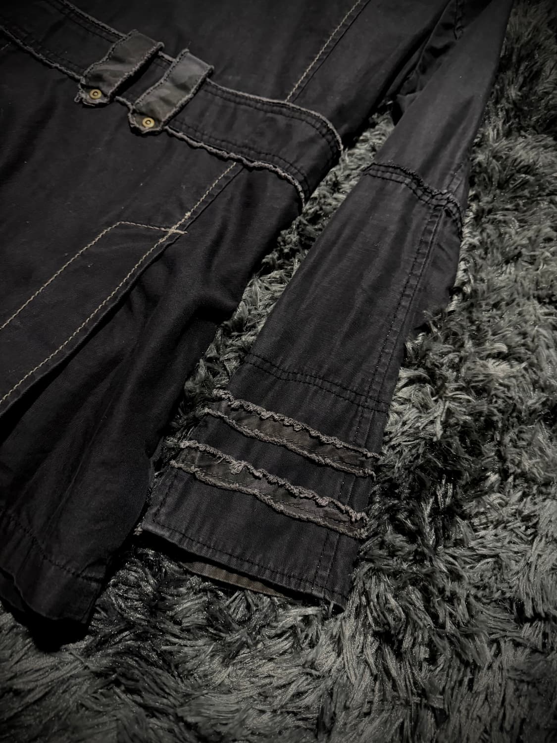 블랙 멀티포켓 그런지 디테일 밀리터리 자켓 상품이미지8