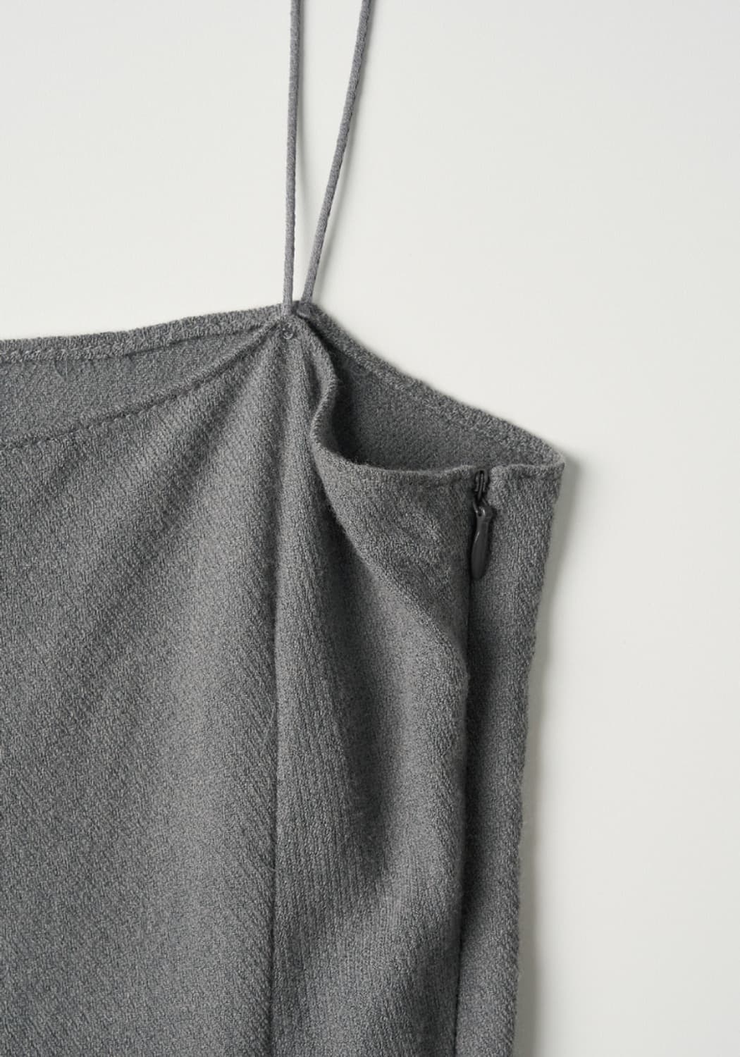 베르소 애쉬메트릭 울 드레스 블랙 상품이미지4