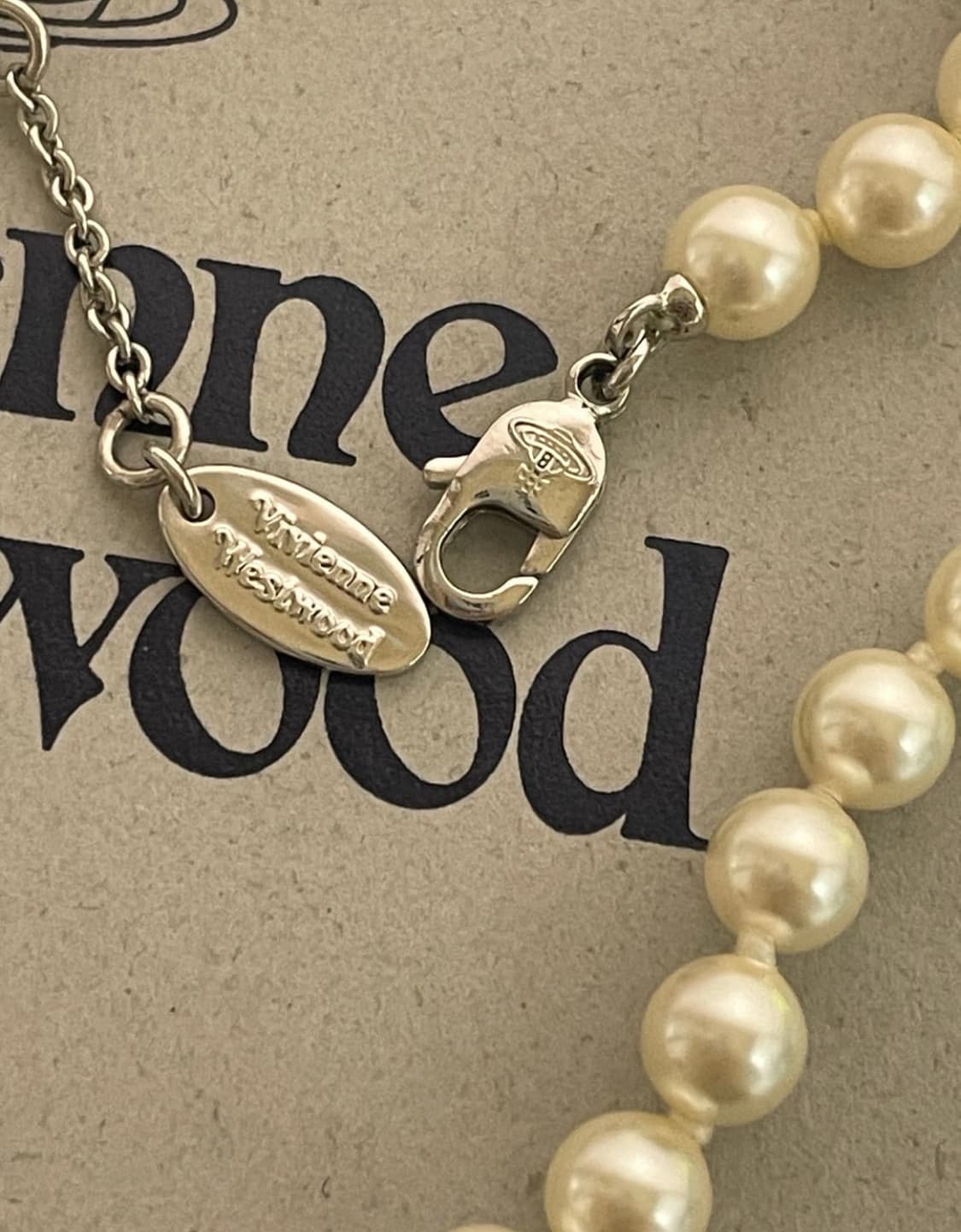 비비안웨스트우드 루크리스 펄 목걸이 진주초커 비비안 목걸이 상품이미지2