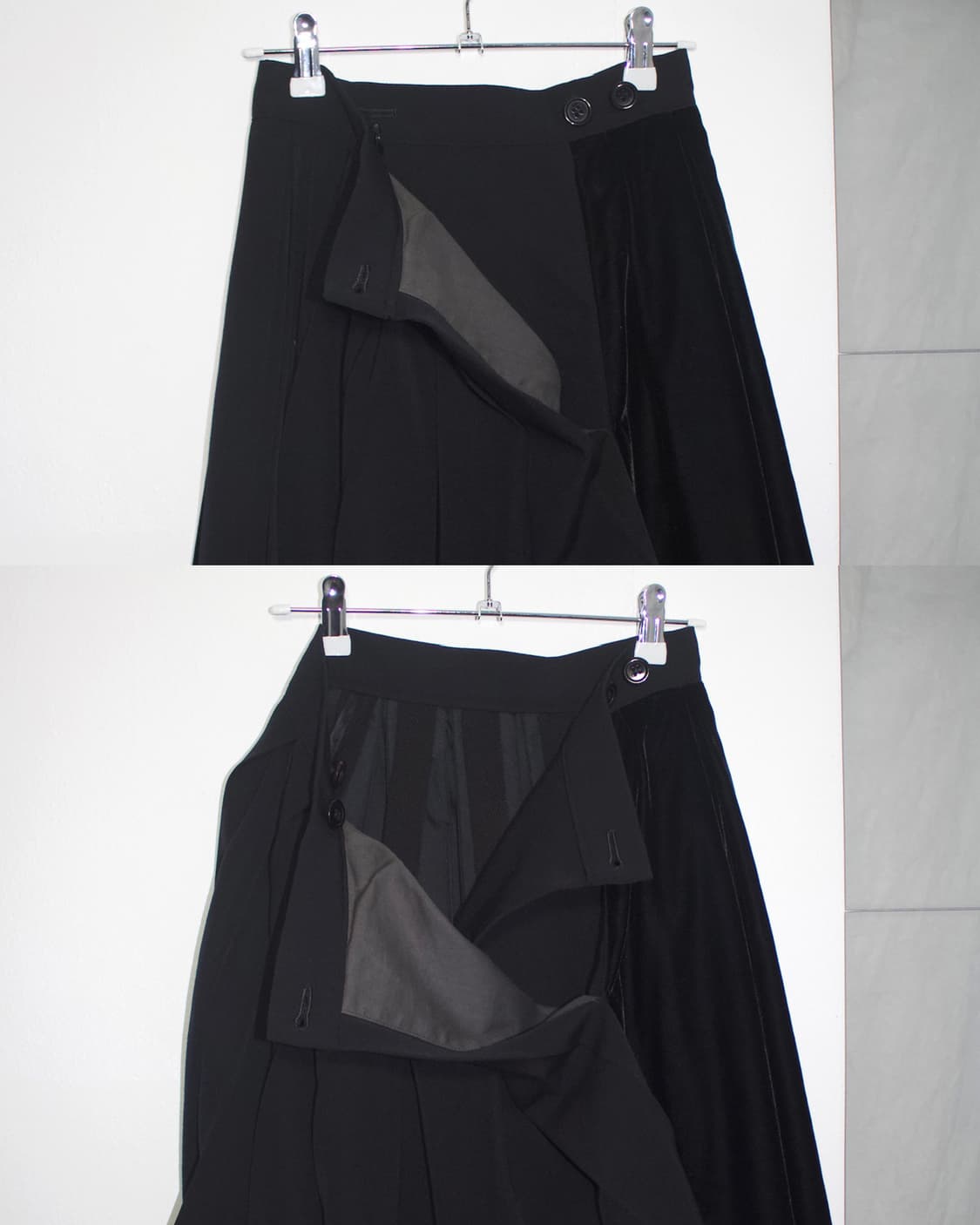 velvet mix wool skirt  상품이미지6