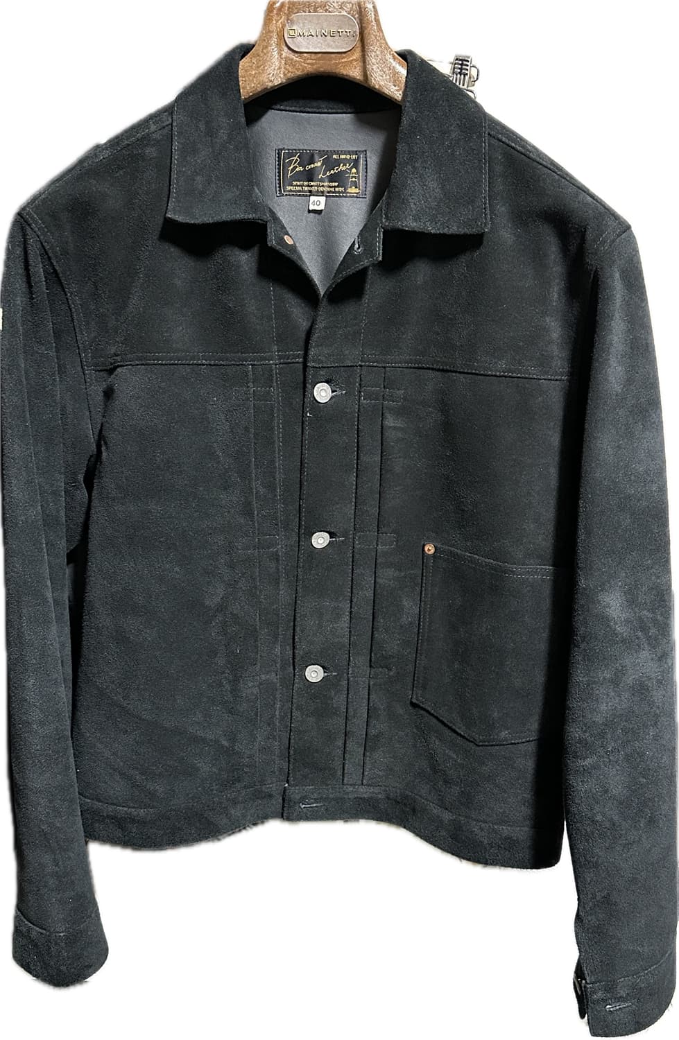 본쿠라 WILD LIFE TALOR 별주 1세대 스웨이드 가죽자켓 40 상품이미지9