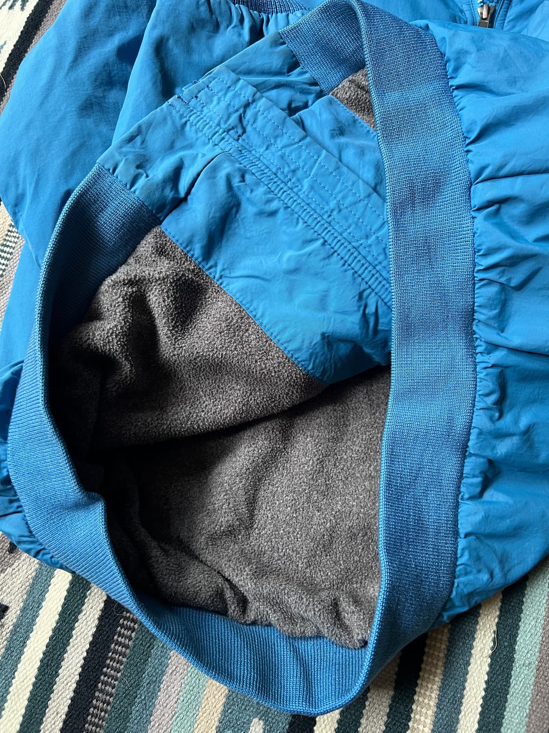 [M]엘엘빈 USA 빈티지블루 플리스 웜업 자켓 상품이미지6