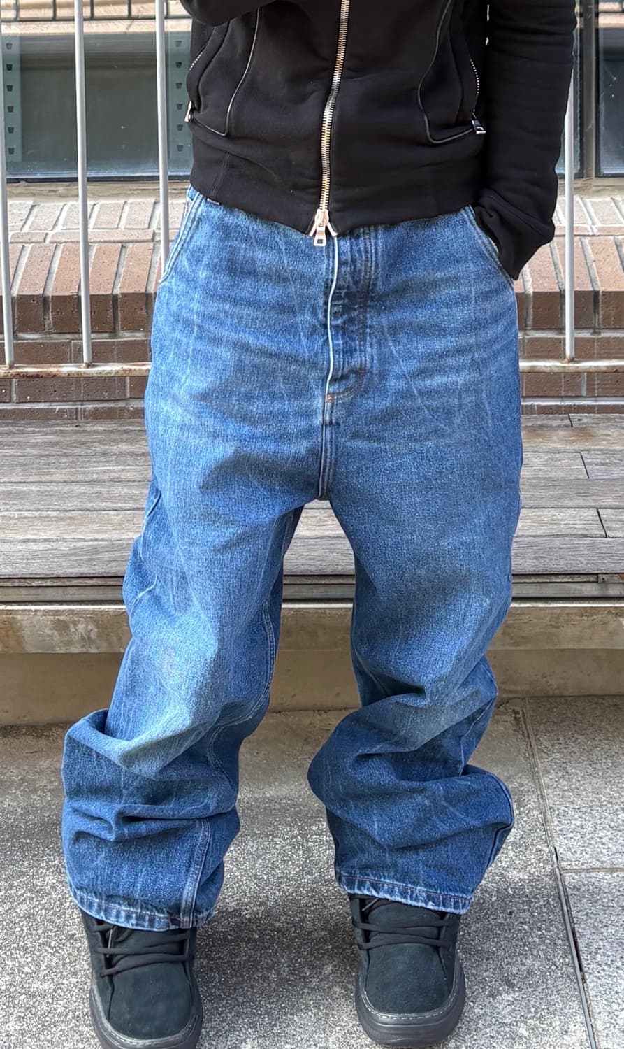 아미 배기핏 데님진 상품이미지5