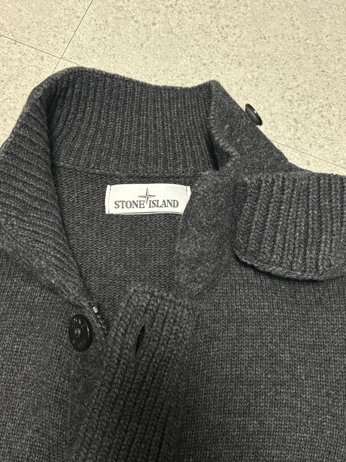 스톤아일랜드 하이넥 가디건 M  상품이미지3