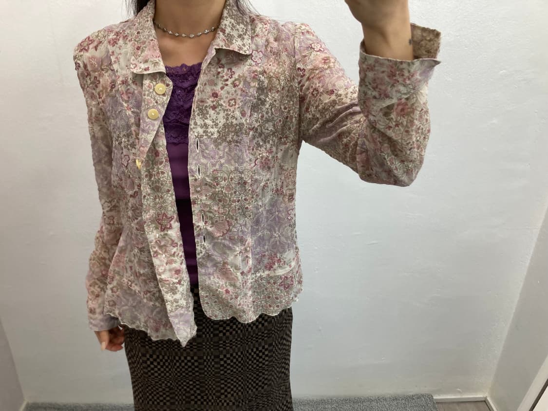 플라워 블라우스 상품이미지3