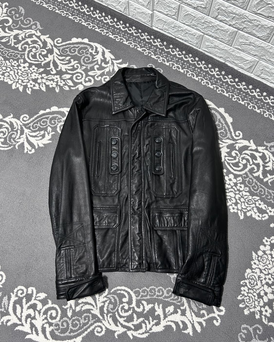 더블 커프스 나폴레옹 램스킨 자켓 상품이미지4