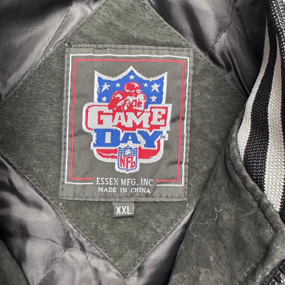 빈티지 00s 로스엔젤레스 레이더스 가죽 바시티 자켓  상품이미지4