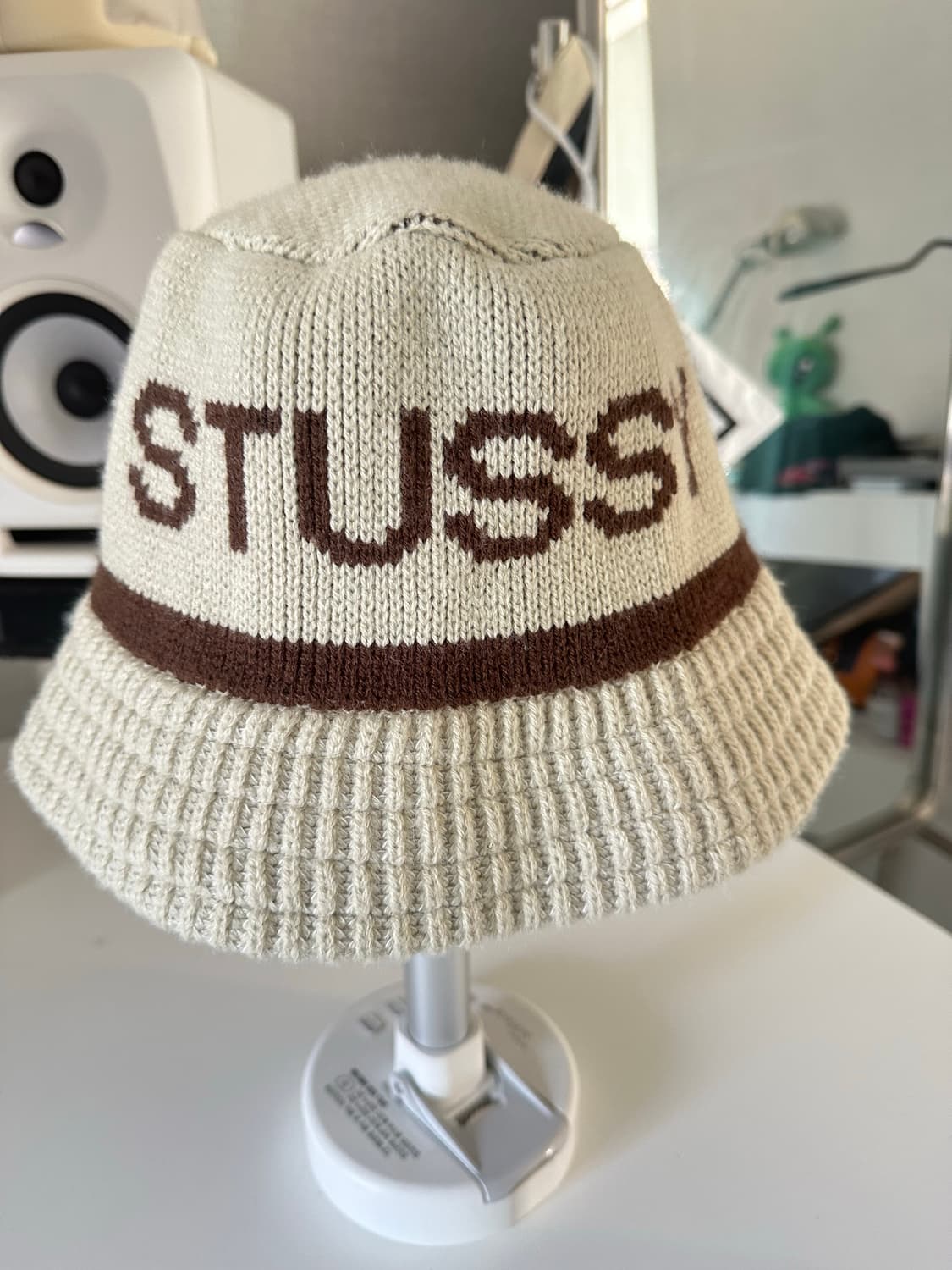 스투시 자카드 니트 버킷햇 L-XL 상품이미지2