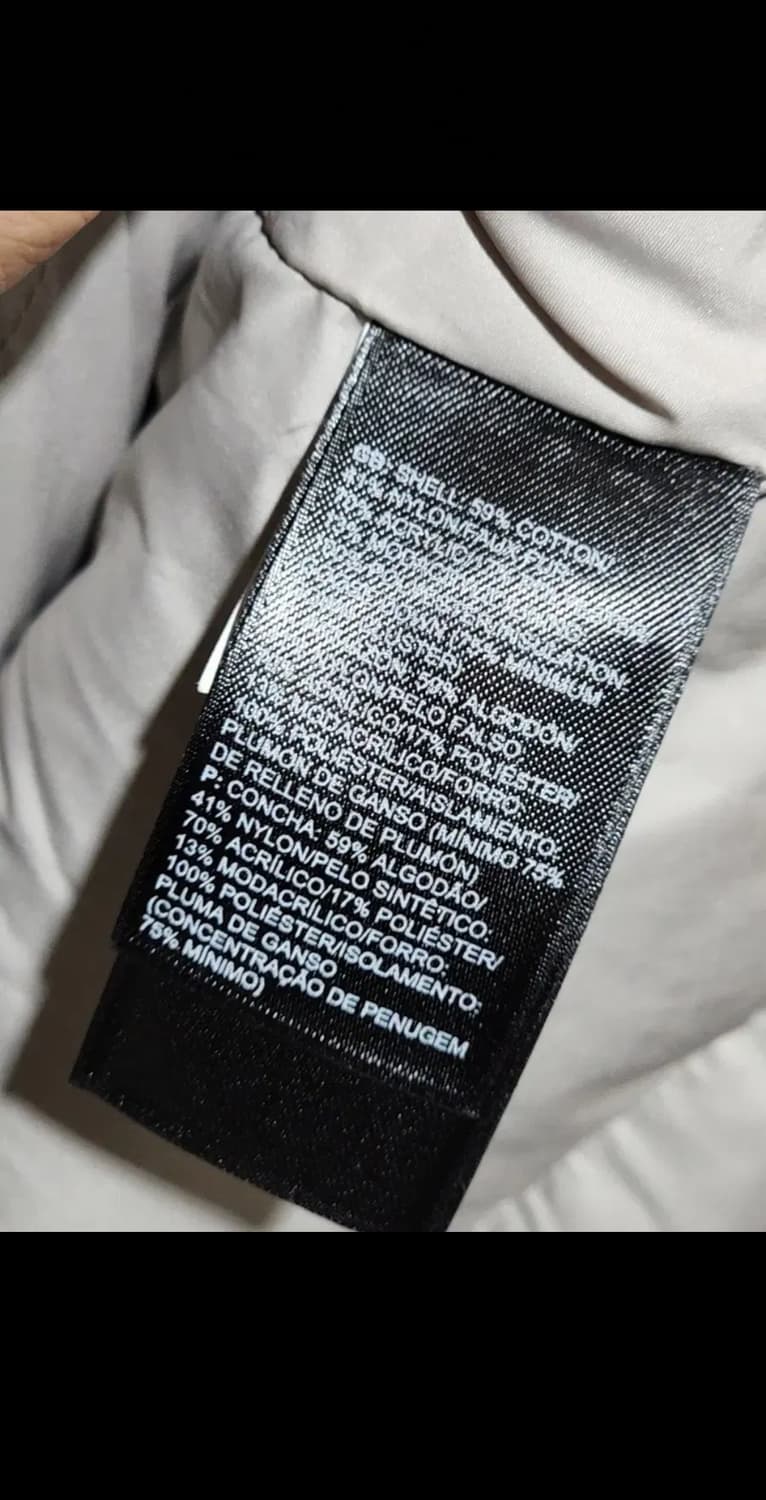 (M) 노스페이스 구스다운 롱패딩 점퍼 화이트 거위털 다운코트 후드  상품이미지6