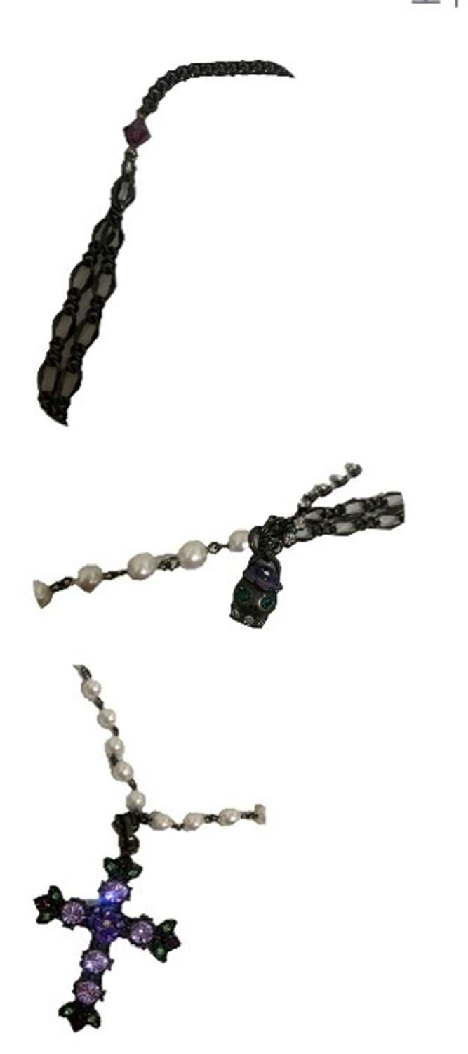 🌹💀안나수이 십자가 장미포인트 목걸이🌹💀 상품이미지2