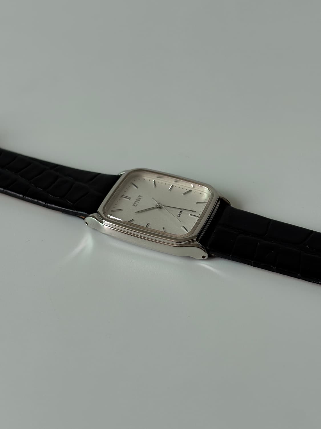 1990s Spirit Snow Dial Tank Quartz 상품이미지4