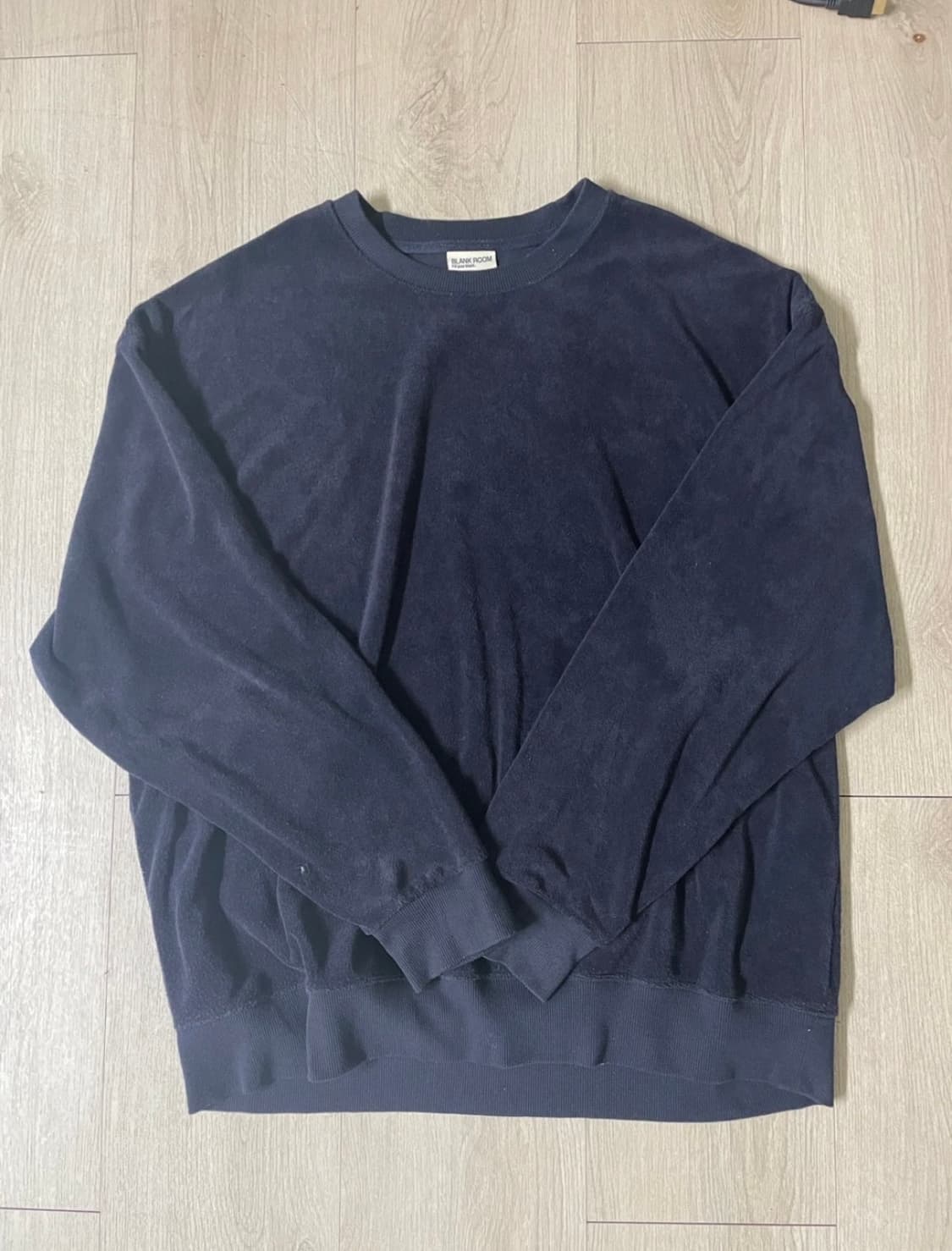 [3] 블랭크룸 맨투맨 네이비 상품이미지1