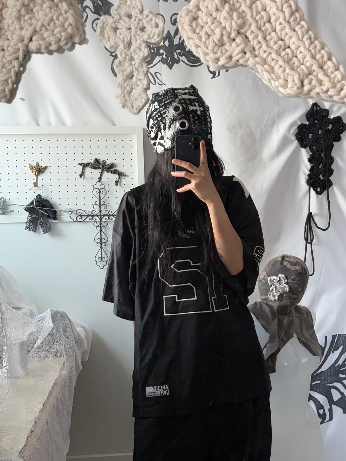 funk printed eyelet beanie 상품이미지5