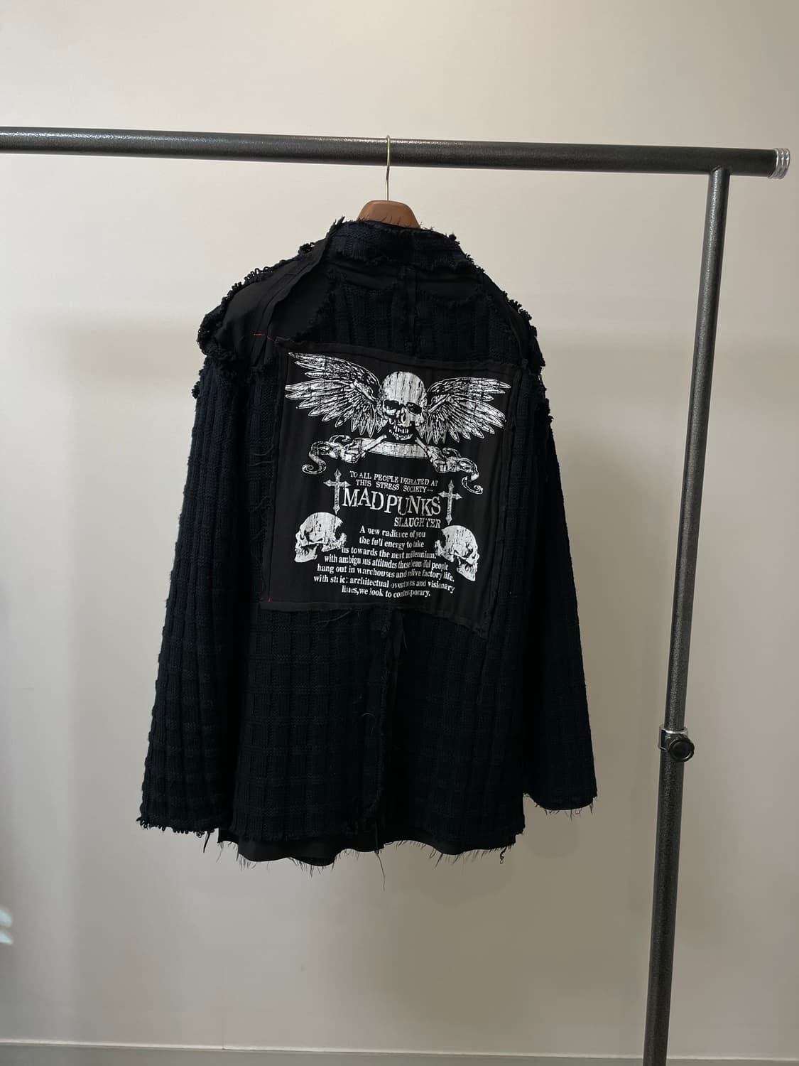 (L) Mad punks 매드펑크 그런지 펑크 대미지 자켓 상품이미지4