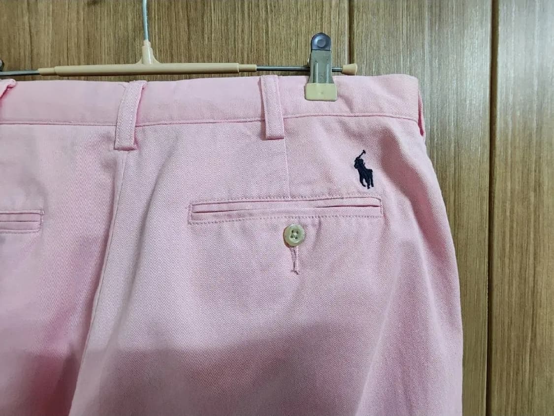 (36)폴로 치노팬츠 핑크 상품이미지4