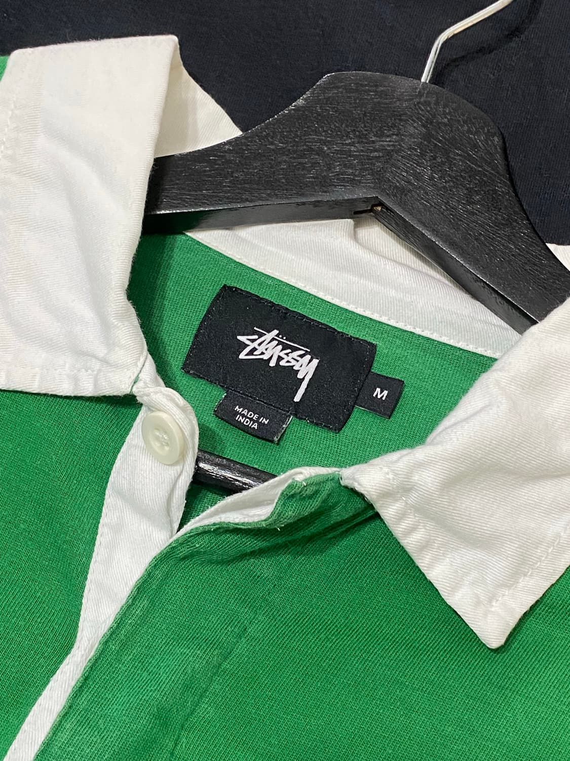 Stussy 자메이카 컬러 배색 럭비 반팔 티셔츠 상품이미지10
