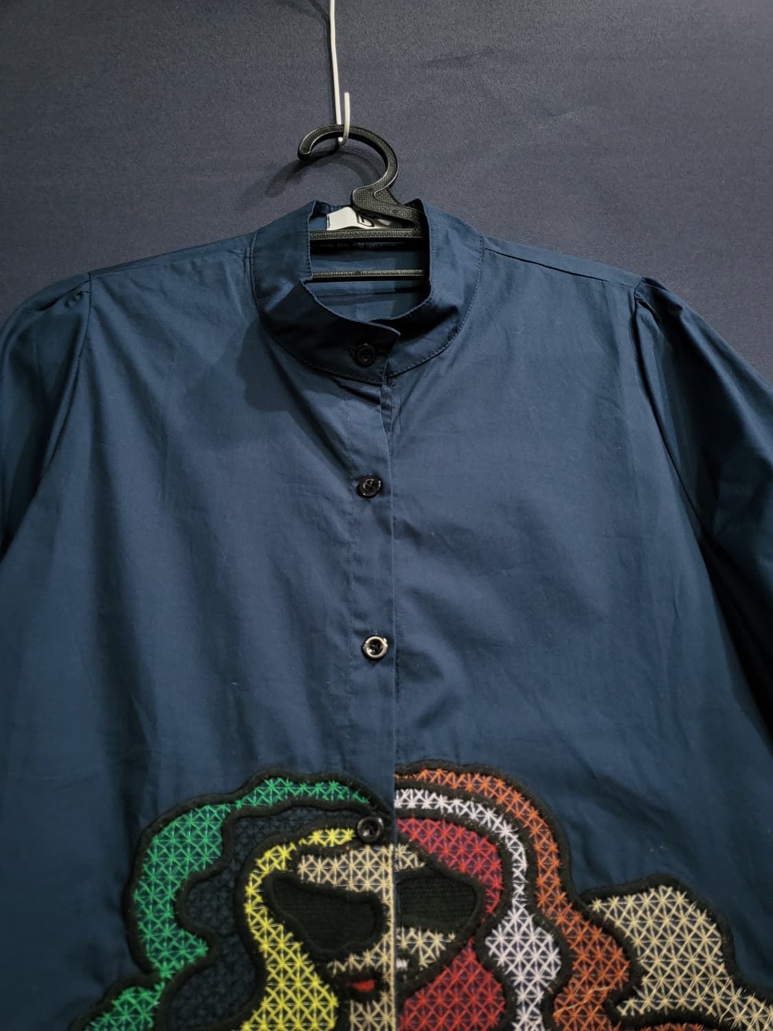 패턴 자수 블라우스(새상품) 상품이미지2