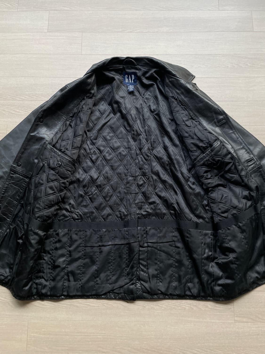 90s 올드갭 레더 카코트 gap carcoat 상품이미지7