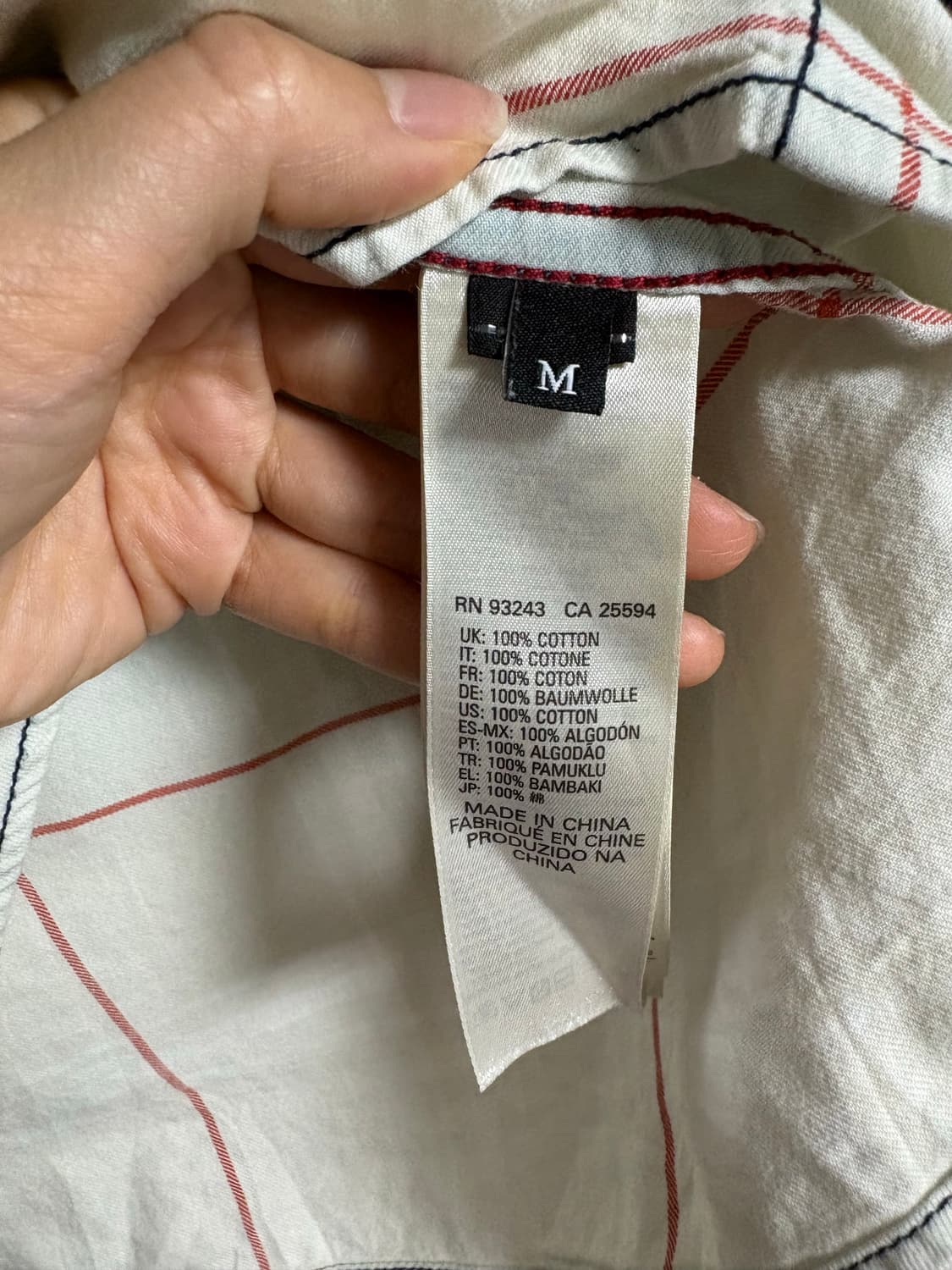 디젤 체크 셔츠 상품이미지4