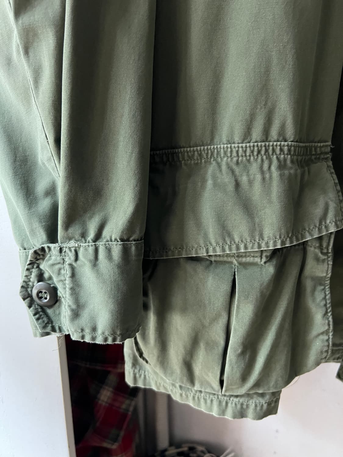 [S/R]60's 오리지널 U.S ARMY 포플린 정글퍼티그 자켓 상품이미지7