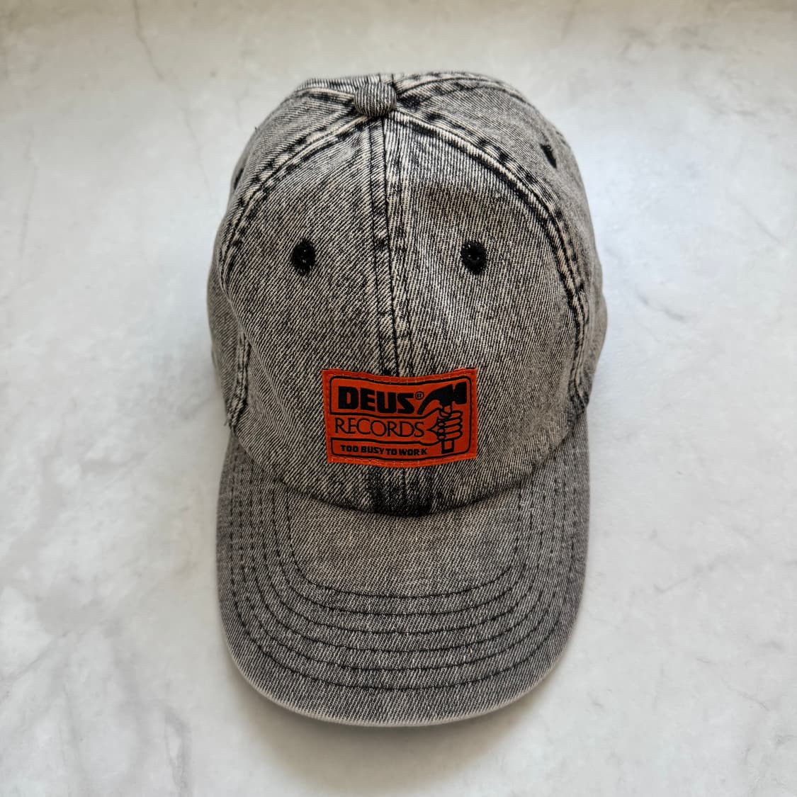 데우스 엑스 마키나 오티즈 데님 캡 라이트 블랙 상품이미지1