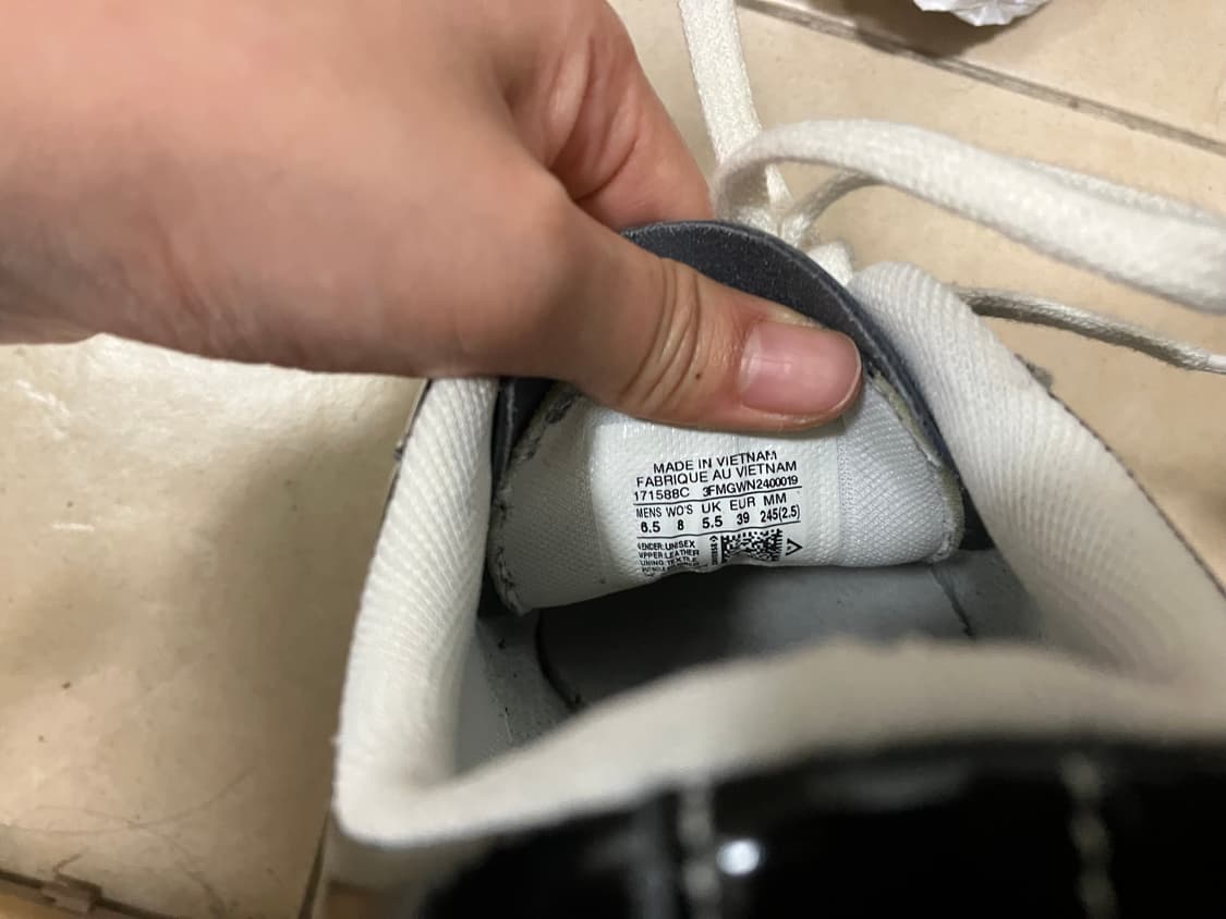 컨버스 원스타 로우 블랙 245 상품이미지4