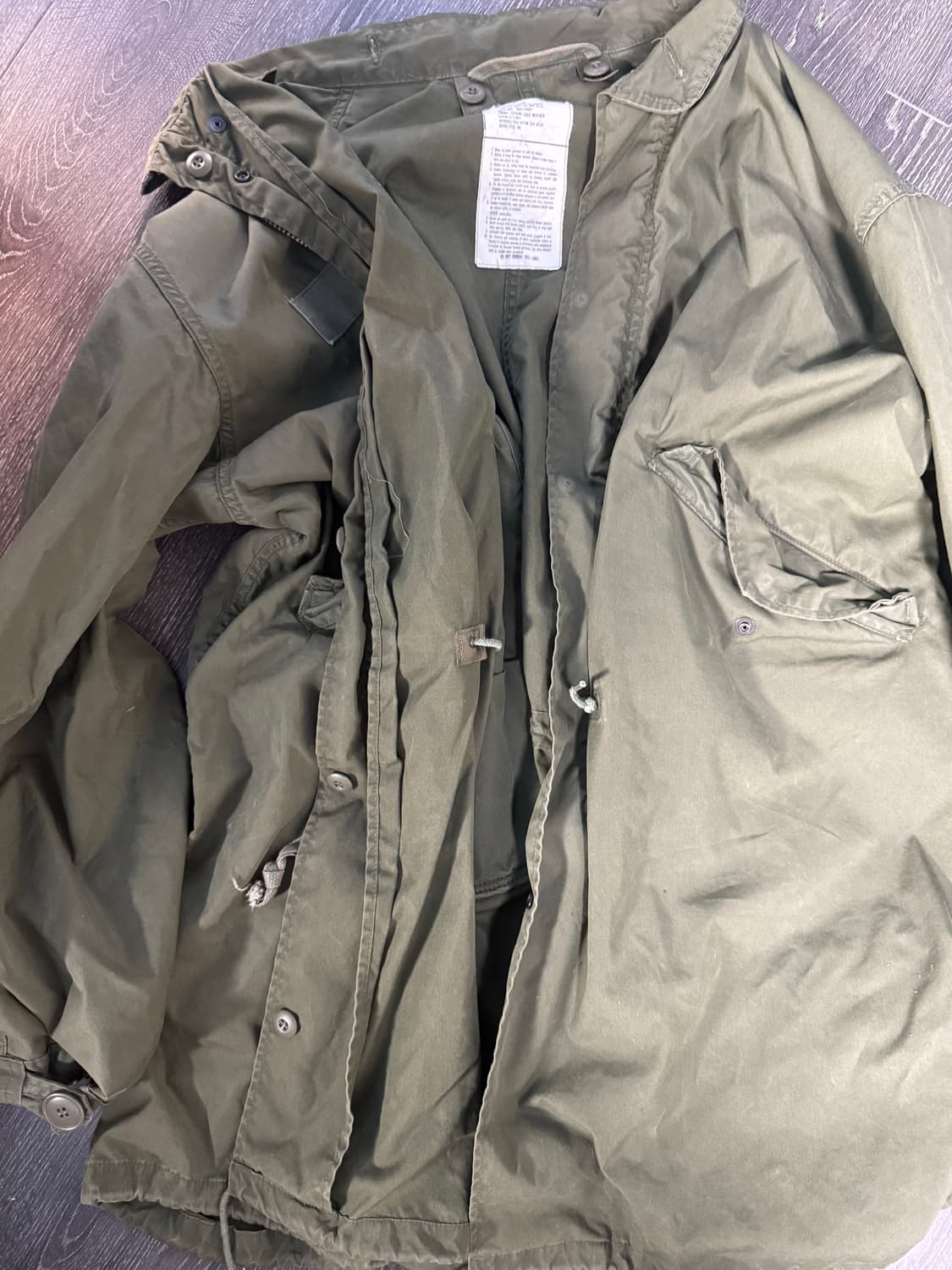 M65 오리지널 피쉬테일 개파카 풀셋 상품이미지2